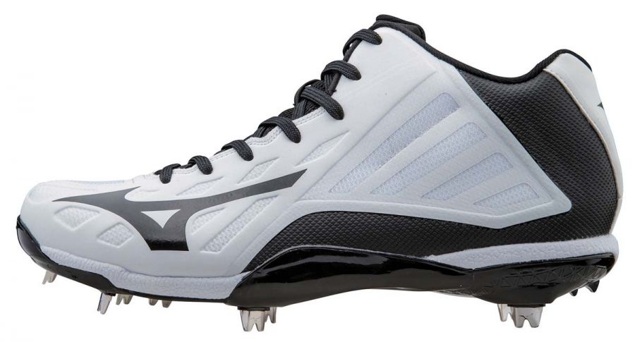 Mizuno Mens Heist IQ Mid Metal Baseball Cleat