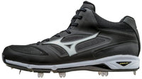 Thumbnail for Mizuno Mens Dominant IC Mid Metal Baseball Cleats