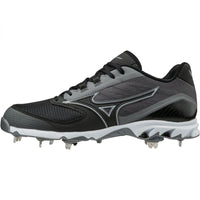 Thumbnail for Mizuno Mens 9-Spike Dominant IC Low Metal Baseball Cleats