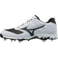 Thumbnail for Mizuno Mens 9-Spike Dominant IC Low Metal Baseball Cleats