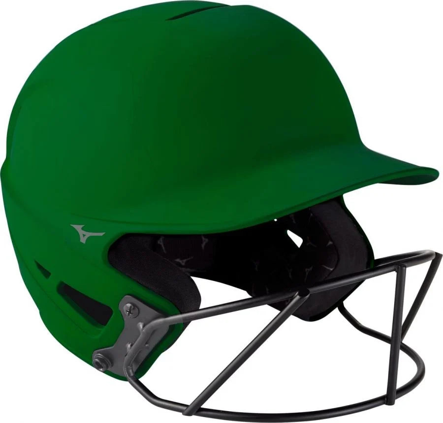 Mizuno F6 Womens Solid Fastpitch Batting Helmet w/ Mask