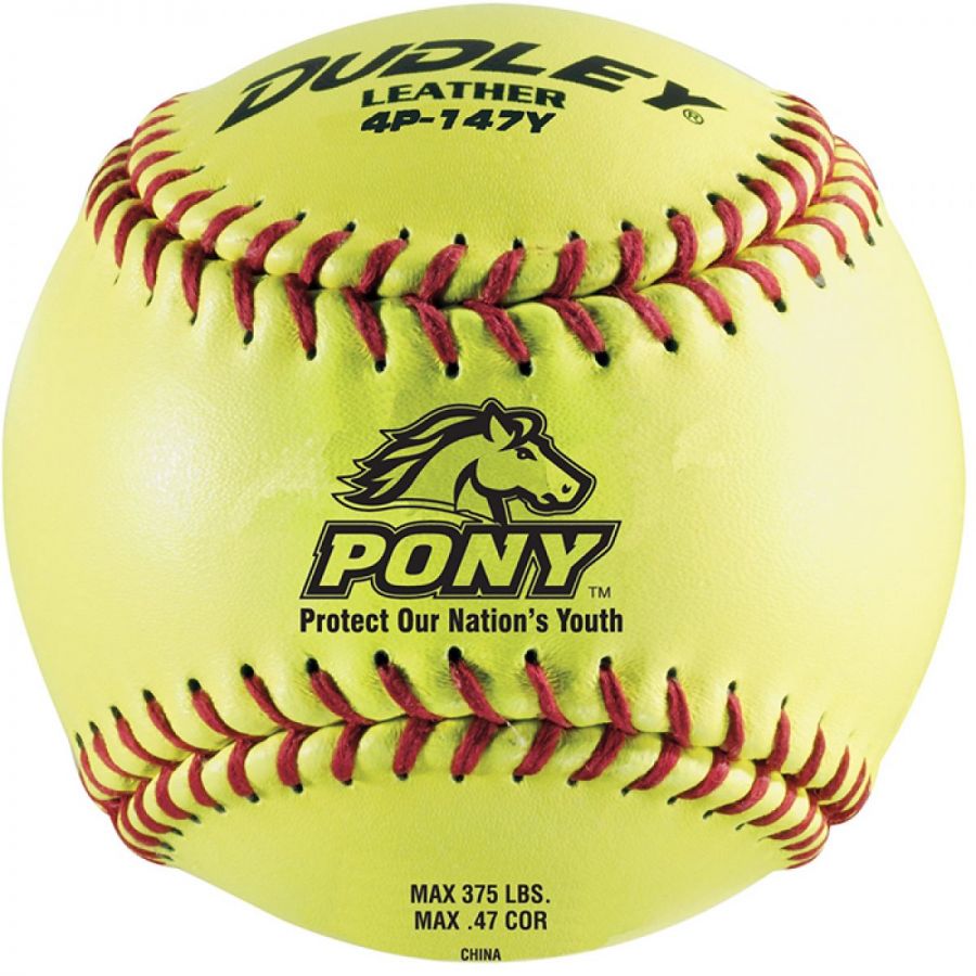 Dudley 12" Pony League Leather Fastpitch Softball