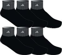 Thumbnail for Adidas Athletic Cushioned Quarter Socks 6pk