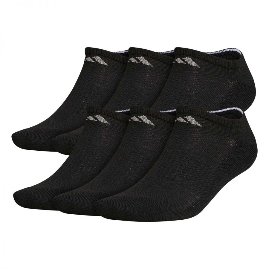 Adidas Athletic Cushioned No Show Socks 6pk