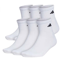 Thumbnail for Adidas Athletic Cushioned Quarter Socks 6pk