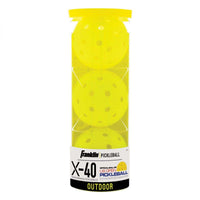 Thumbnail for Franklin X-40 Outdoor Optic Yellow Pickleballs 3 Pk