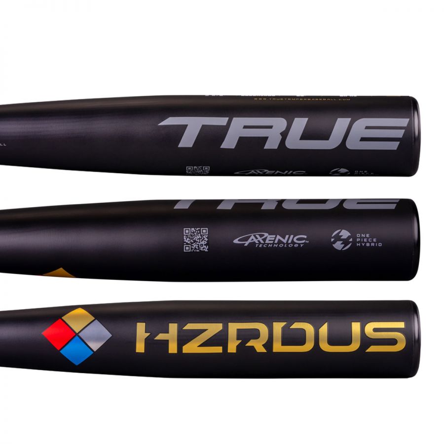 True Sports 2022 HZRDUS One Piece Hybrid -3 Baseball BBCOR Bat