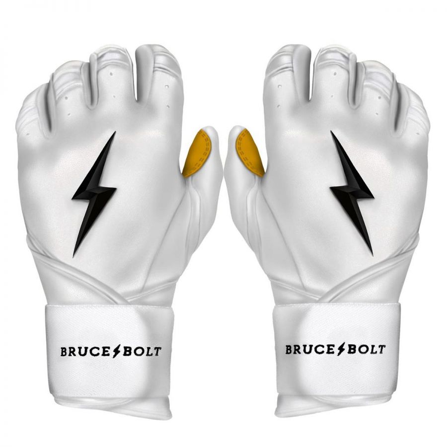 Bruce Bolt Adult Premium Pro Long Cuff Pair of Batting Gloves