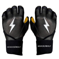 Thumbnail for Bruce Bolt Adult Premium Pro Long Cuff Pair of Batting Gloves