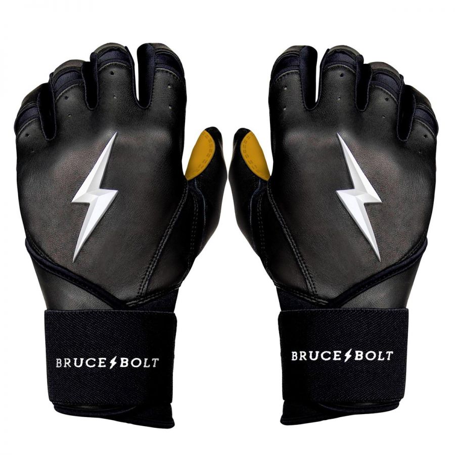 Bruce Bolt Youth Premium Pro Long Cuff Pair of Batting Gloves