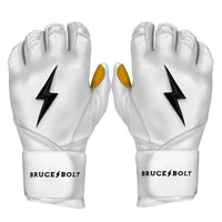 Thumbnail for Bruce Bolt Youth Premium Pro Long Cuff Pair of Batting Gloves