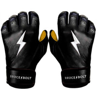 Thumbnail for Bruce Bolt Adult Premium Pro Short Cuff Pair of Batting Gloves