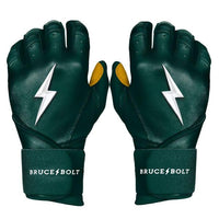 Thumbnail for Bruce Bolt Adult Premium Pro Short Cuff Pair of Batting Gloves