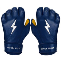 Thumbnail for Bruce Bolt Adult Premium Pro Short Cuff Pair of Batting Gloves