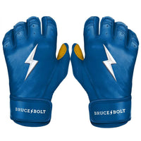 Thumbnail for Bruce Bolt Adult Premium Pro Short Cuff Pair of Batting Gloves