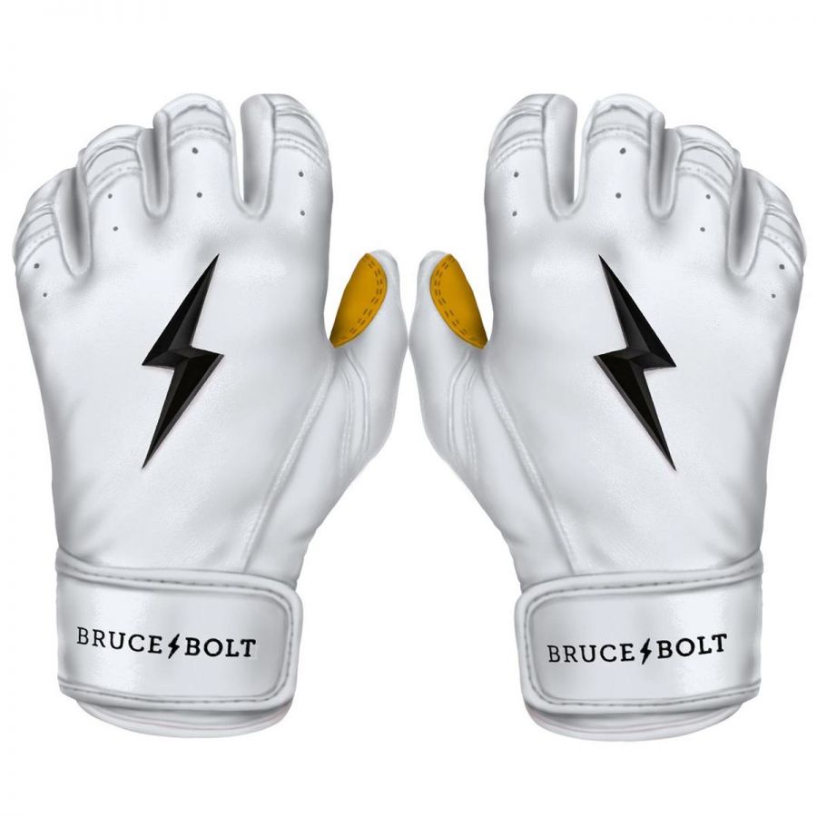 Bruce Bolt Adult Premium Pro Short Cuff Pair of Batting Gloves