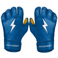 Thumbnail for Bruce Bolt Youth Premium Pro Short Cuff Pair of Batting Gloves