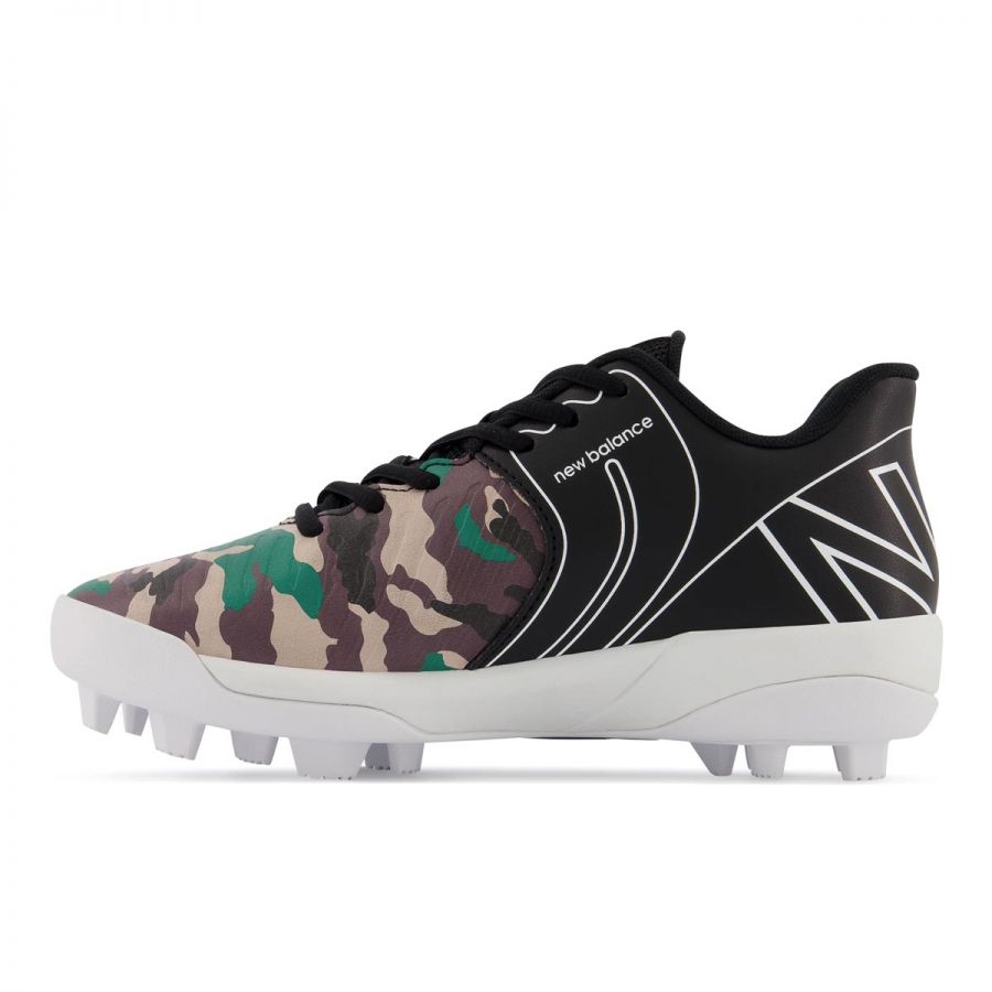 New Balance Youth 4040v6 Camo Low Rubber Baseball Cleats