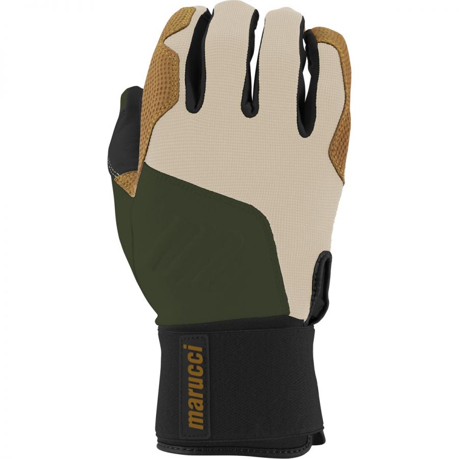 Marucci Blacksmith Series Full Wrap Adult Men's Batting Gloves Pair