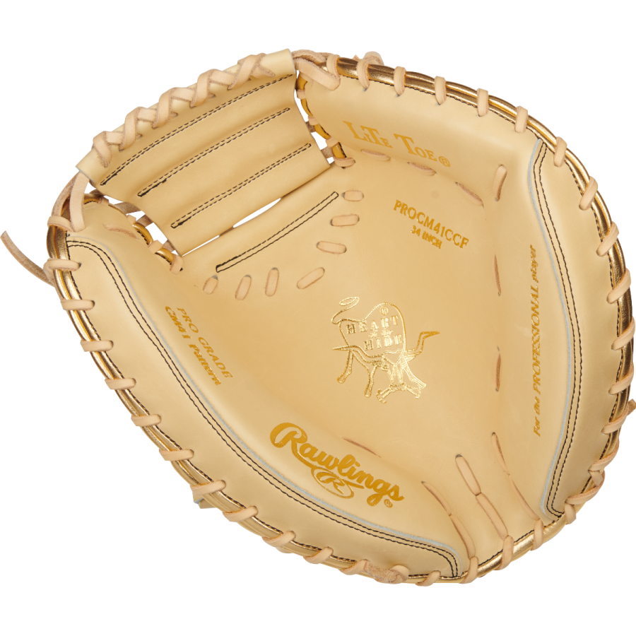 Rawlings Conventional One Piece PROCM41CCF 34" Heart of the Hide Hyper Shell Catcher's Mitt